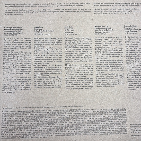 Susanne Kaufmann Home Spa Collection 6 piece Box Set - Picture 9 of 16